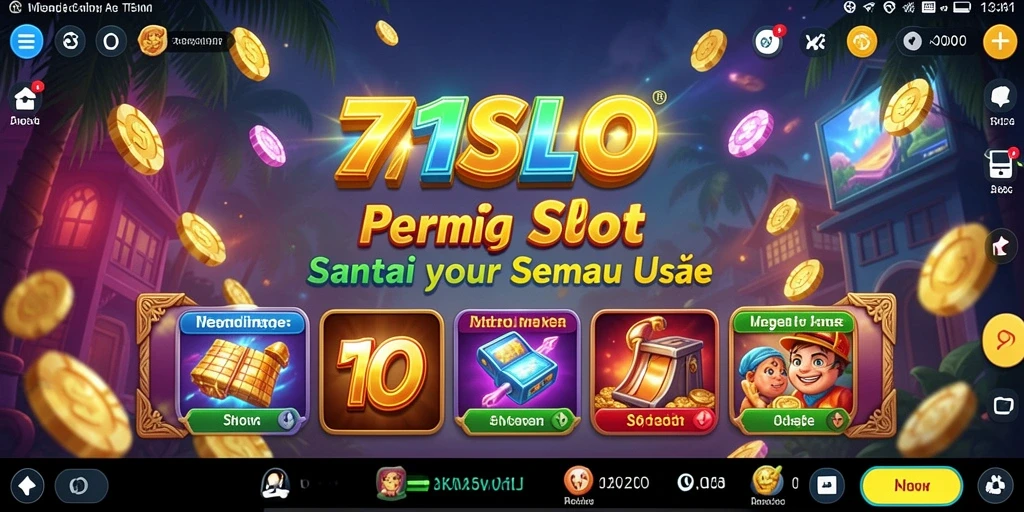 Screenshot utama 171SLOT menampilkan gameplay slot yang menarik dan menghibur.