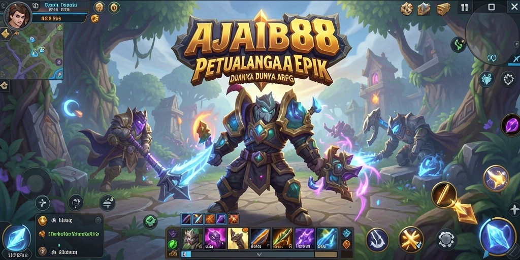 Tangkapan layar AJAIB88 menunjukkan pertempuran mendebarkan dalam aksi ARPG.