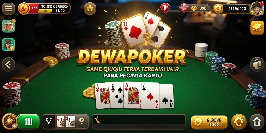 Screenshot DEWAPOKER menampilkan permainan QiuQiu yang seru.
