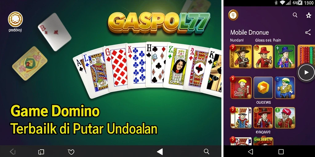 Tangkapan layar gameplay GASPOL77 yang menggambarkan keseruan bermain Domino.