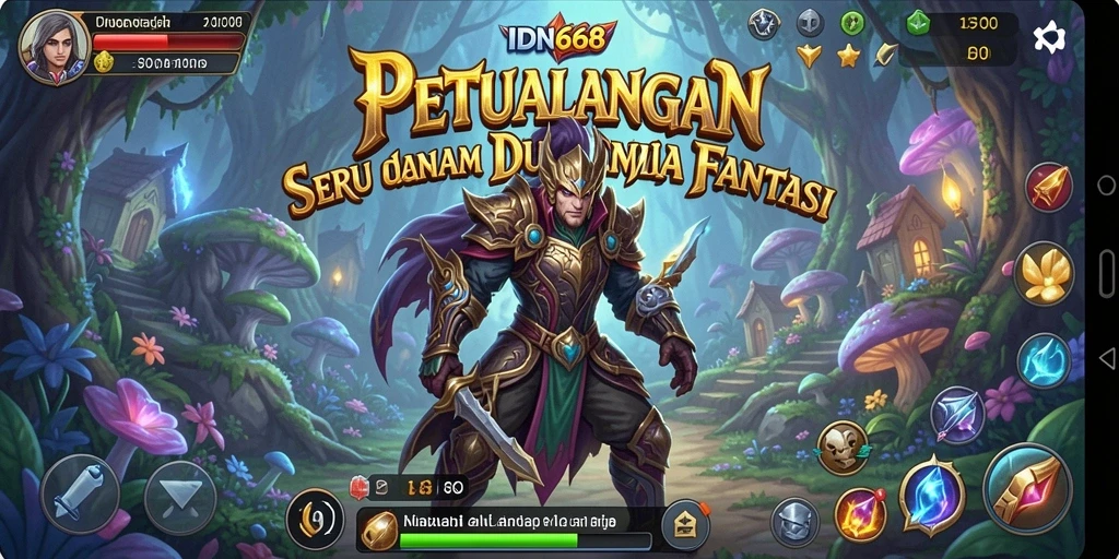 Tampilan screenshot IDN668 memperlihatkan momen seru dalam petualangan.