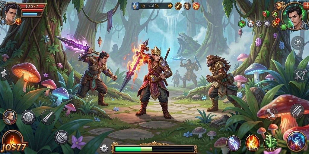 Gameplay RPG intensif di JOS77 dengan karakter dan dunia menakjubkan.