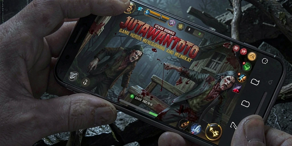 Tangkapan layar memperlihatkan gameplay seram di JUTAWANTOTO.