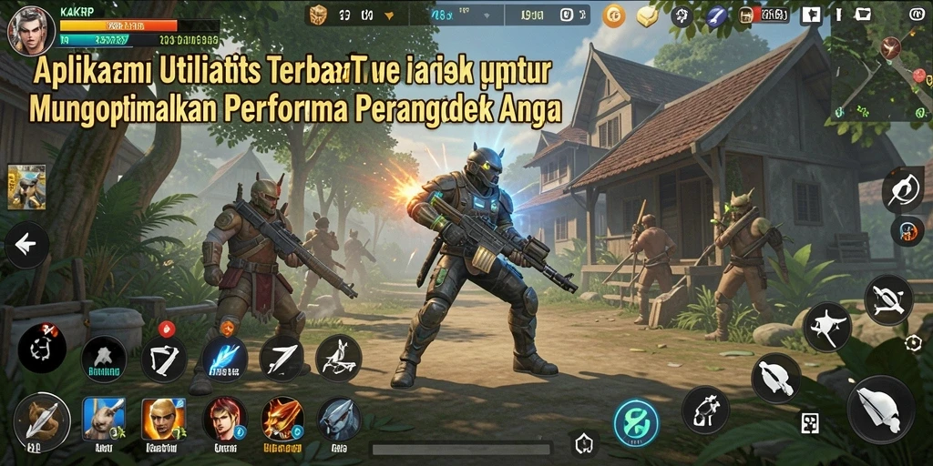 Tampilan utama KAKRP yang menunjukkan fitur utilitas dan optimasi.