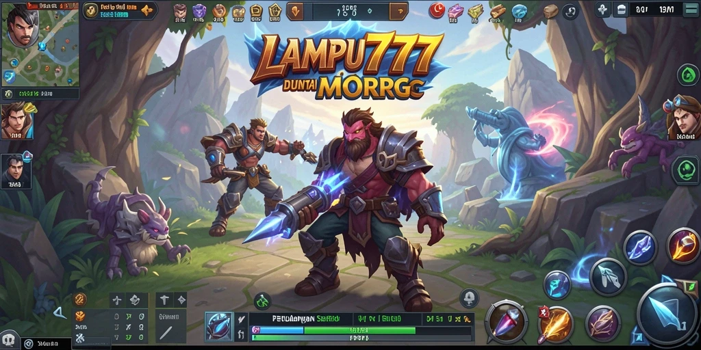 Screenshot gameplay LAMPU777 yang menampilkan aksi petualangan seru.