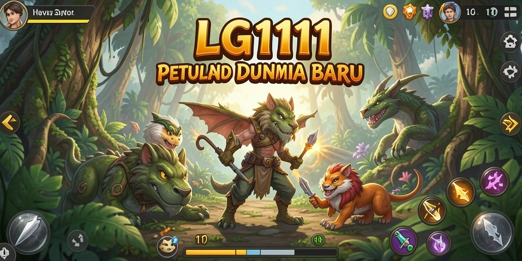 Screenshot gameplay LG111 yang menunjukkan aksi petualangan seru.