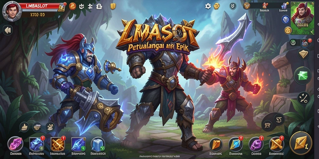 Tampilan menarik dari gameplay LMBASLOT yang memukau.
