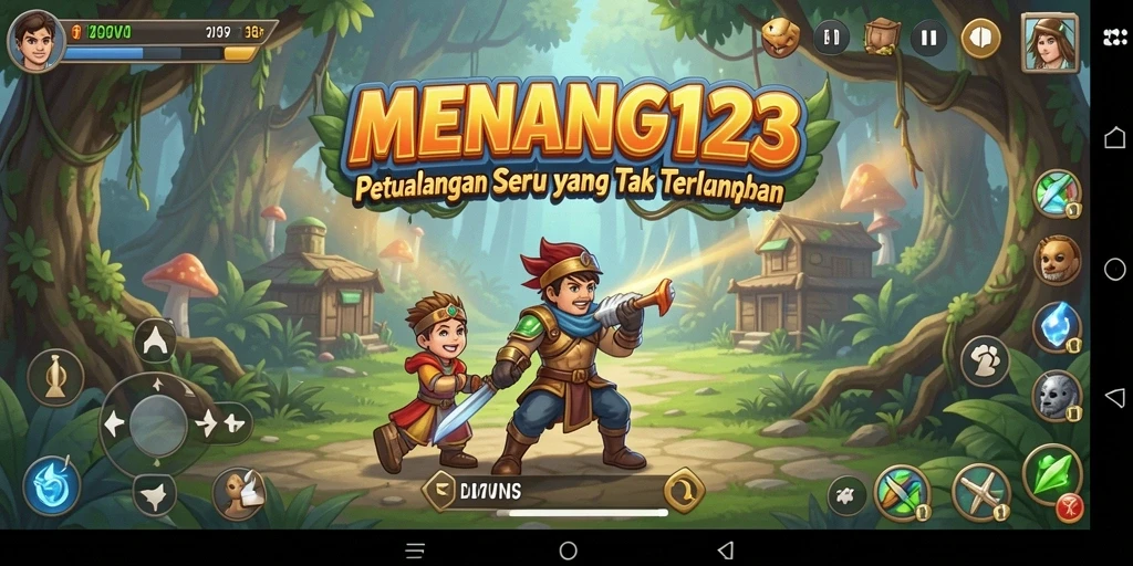 Screenshot gameplay menunjukkan aksi mendebarkan di MENANG123.