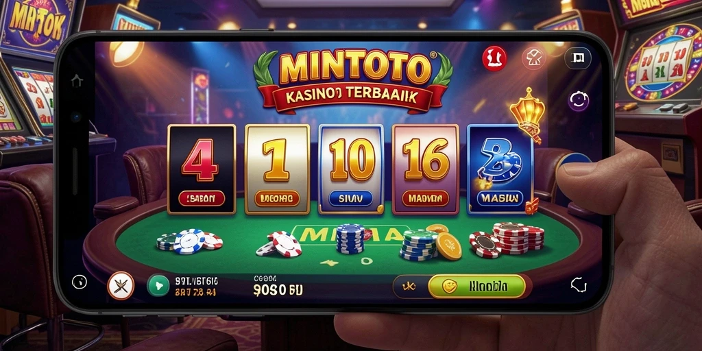 Tampilan menarik gameplay MINTOTO dengan berbagai pilihan permainan Kasino.