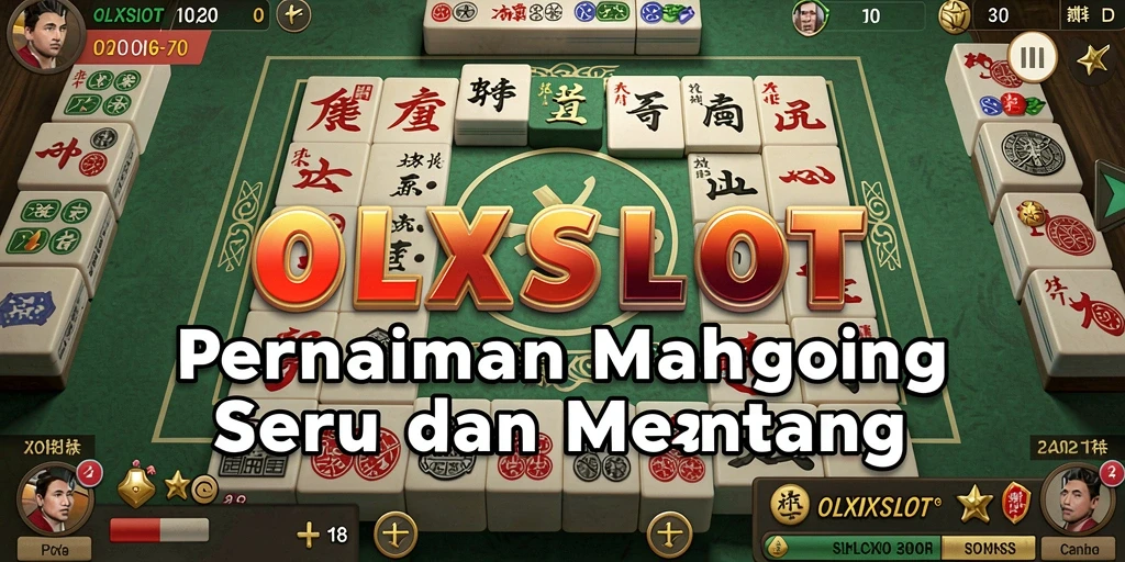 Tampilan gameplay Mahjong yang seru dan interaktif di OLXSLOT.
