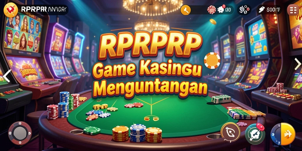 Screenshot menunjukkan gameplay seru RPRPRP di dunia Kasino.